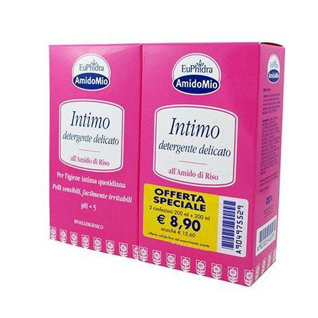 EUPHIDRA ABBINATA INTIMO DETERGENTE DELICATO 200 ML + 200 ML