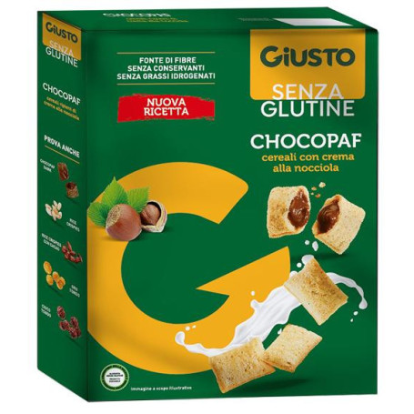 GIUSTO SENZA GLUTINE CHOCOPAF 250 G