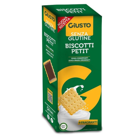 GIUSTO SENZA GLUTINE BISCOTTI PETIT 175 G