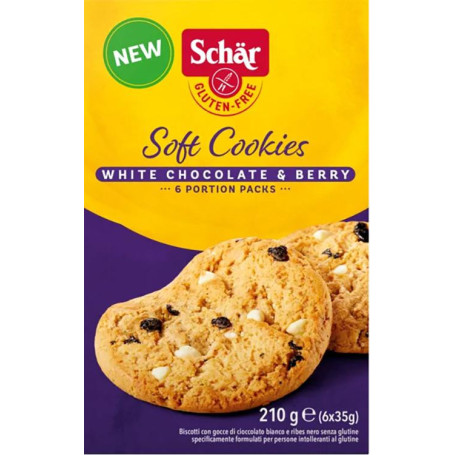 SCHAR SOFT COOKIE WHITE CHOCOLATE 210 G