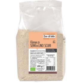FARINA DI SEMI DI LINO SCURI BIO 400 G