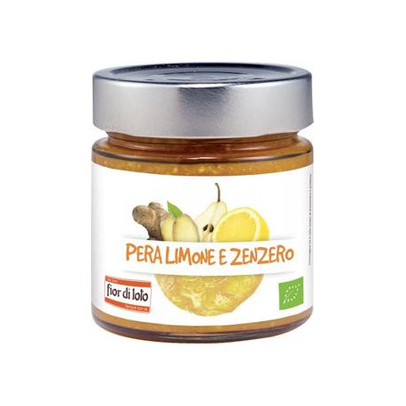 COMPOSTA PERE LIMONI E ZENZERO BIO 250 G