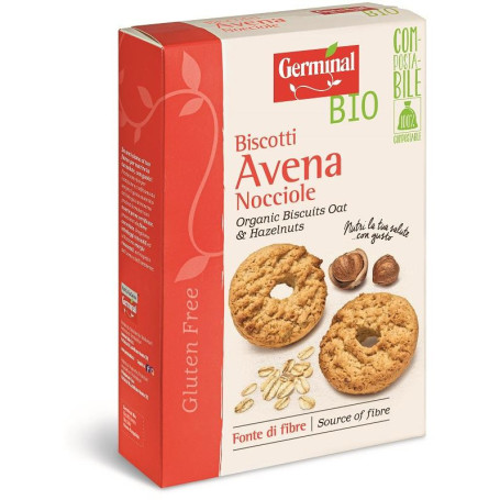 GERMINAL BISCOTTI AVENA/NOCCIOLE SENZA GLUTINE BIO 250 G