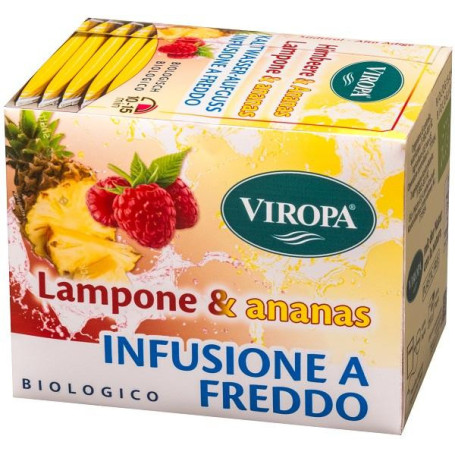 VIROPA INFUSO A FRESSO LAMPONE ANANAS BIOLOGICO 15 FILTRI