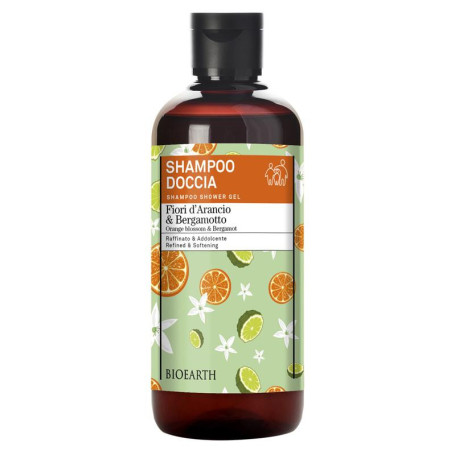 SHAMPOO DOCCIA FIORI D'ARANCIO BERGAMOTTO 500 ML
