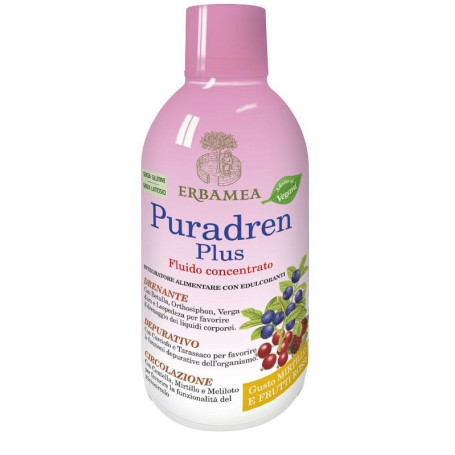 PURADREN PLUS MIRTILLO FRUTTI ROSSI 500 ML