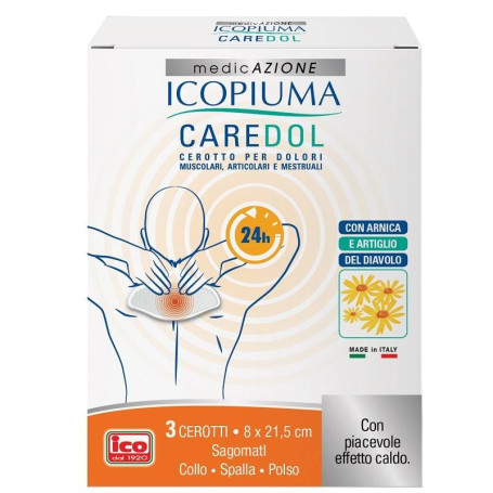 ICOPIUMA CAREDOL CEROTTO DOL COLLO-SPALLA-POLSO 3 PEZZI