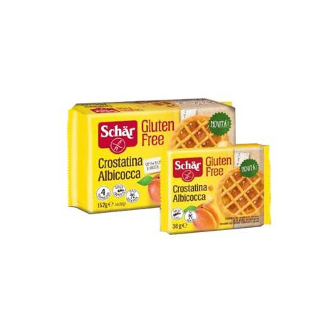 SCHAR CROSTATINA CON CONFETTURA DI ALBICOCCA 4 MONOPORZIONI DA 35 G