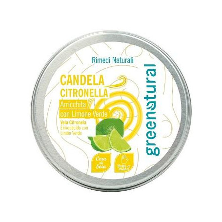 GREENATURAL CANDELA CITRONELLA LIMONE VERDE 45 G