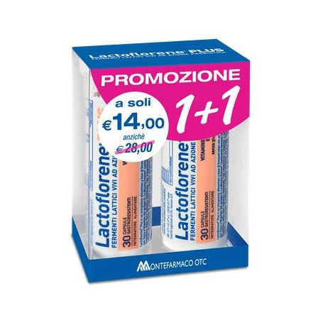 LACTOFLORENE PLUS BIPACK 30 CAPSULE 26,40 G