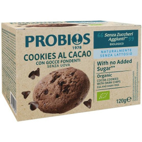 PROBIOS COOKIES CACAO GOCCE CIOCCOLATO SENZA ZUCCHERI 3 CONFEZIONI DA 40 G