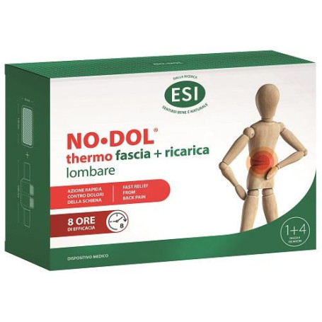 ESI NO DOL THERMO FASCIA LOMBARE 1 PEZZO + RICARICA 4 PEZZI