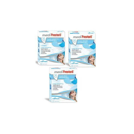 CEROTTI ASSORTITI MEDIPRESTERIL IMPERMEABILI 20 PEZZI