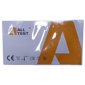 ALLTEST ALCOHOL RAPID SELFTEST TEST RAPIDO SCREENING DETERMINAZIONE SEMI-QUANTITATIVA DI ALCOL NELLA SALIVA 1 PEZZO