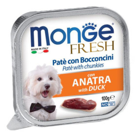 MONGE DOG FRESH ANATRA PATE E BOCCONCINI...