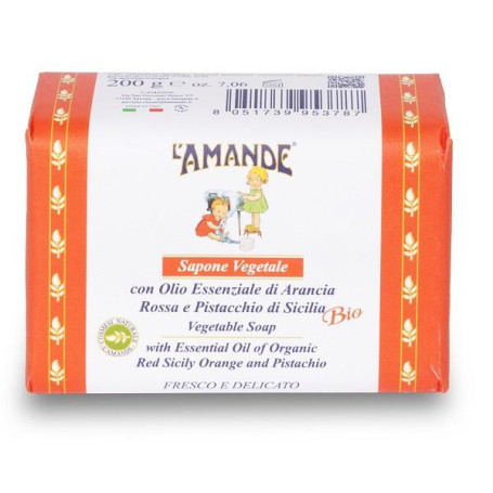 AROMATIQUE SAPONE VEGETALE ARANCIA ROSSA PISTACCHIO DI SICILIA 200 ML