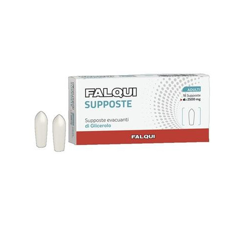 SUPPOSTE FALQUI 18 SUPPOSTE CON GLICERINA 2500MG ADULTI