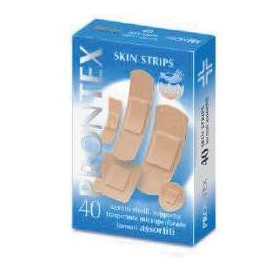 CEROTTO PRONTEX SKIN STRIPS 6 FORMATI ASSORTITI ASTUCCIO 40 PEZZI