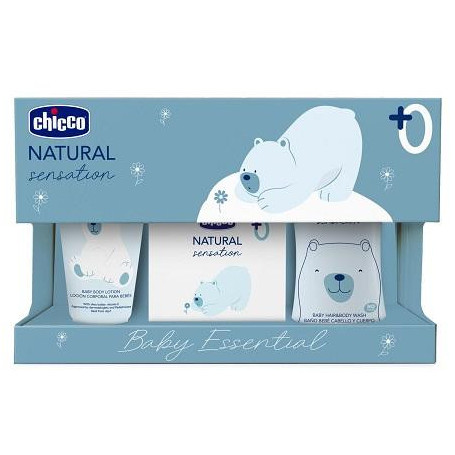 CHICCO NATURAL SENSATION SET BAGNOSHAMPOO+CREMA CORPO+PROFUMO