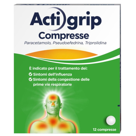 ACTIGRIP 2,5 MG/ 60 MG/ 500 MG COMPRESSE