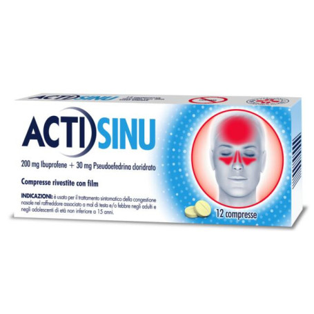 ACTISINU 200 MG/30 MG COMPRESSE RIVESTITE CON FILM