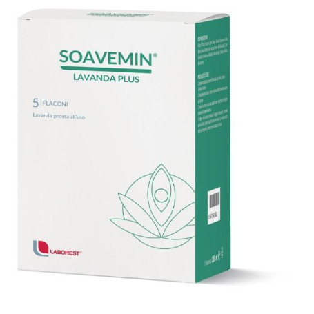 SOAVEMIN LAVANDA PLUS 5 FLACONI DA 100 ML
