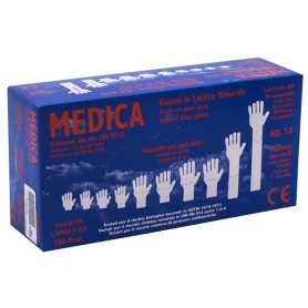 GUANTI LATTICE CON POLVERE LARGE 100 PEZZI...