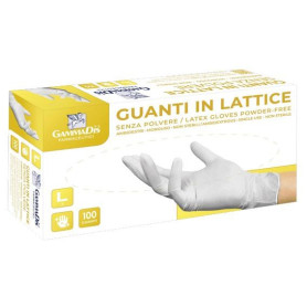 GUANTI LATTICE CON POLVERE MEDIUM 100...