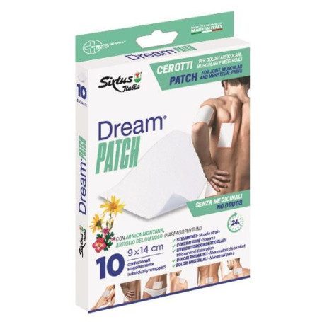 DREAM PATCH CEROTTI DOLORI ARTICOLARI 9X14 CM 10 PEZZI