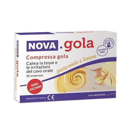 NOVA GOLA LIMONE/MIELE 20 COMPRESSE