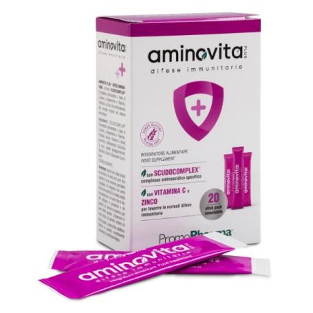 AMINOVITA PLUS DIFESE IMMUNITARIE 20 STICK PACK X 2,5 G