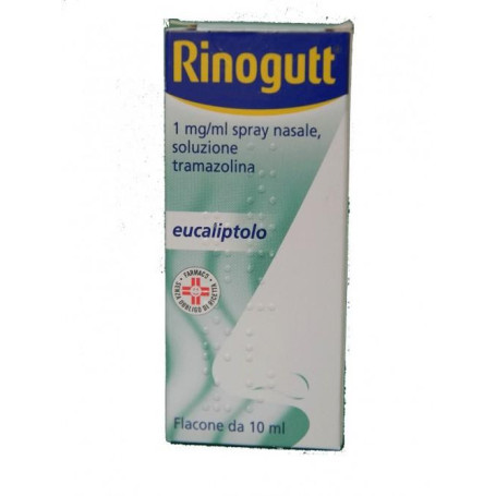 RINOGUTT 1 MG/ML SPRAY NASALE, SOLUZIONE CON EUCALIPTOLO - FLACONE DA 10 ML