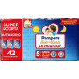 PAMPERS SOLE LUNA MUTANDINA TRIO JUNIOR 42 PEZZI
