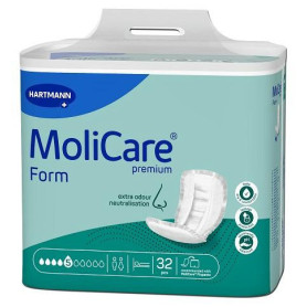 PANNOLINO SAGOMATO 5 GOCCE MOLICARE PREMIUM FORM 32 PEZZI