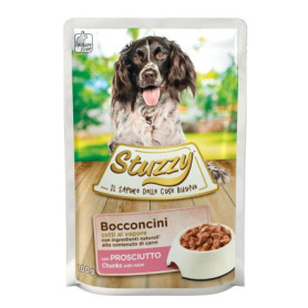 STUZZY DOG BOCCONCINI CON PROSCIUTTO 100 G