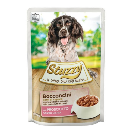STUZZY DOG BOCCONCINI CON PROSCIUTTO 100 G