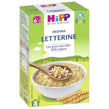 HIPP BIO PASTINA LETTERINE 320 G