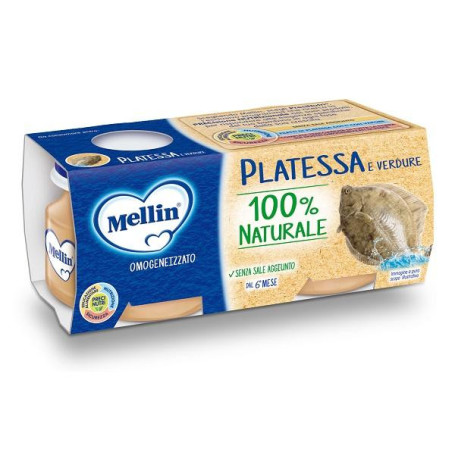 MELLIN OMOGENEIZZATO PLATESSA 4X80 G