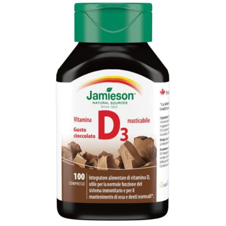 JAMIESON VITAMINA D 1000 MASTICABILE 100 COMPRESSE