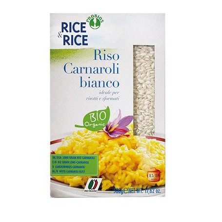 RICE&RICE RISO CARNAROLI FINO BIANCO 500 G