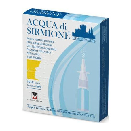 ACQUA SIRMIONE MINERALE NATURALE 6 FIALE 15 ML