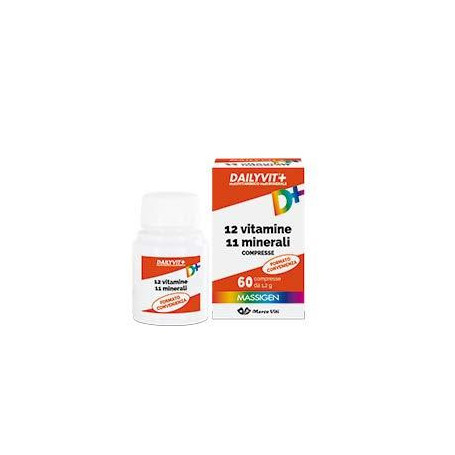 MASSIGEN DAILYVIT 12 VITAMINE 11 MINERALI 60 COMPRESSE RIVESTITE