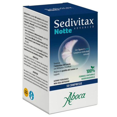 SEDIVITAX NOTTE ADVANCED 50 COMPRESSE