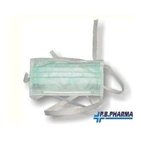 MASCHERINA TNT A 3 VELI CON ELASTICI 50 PEZZI