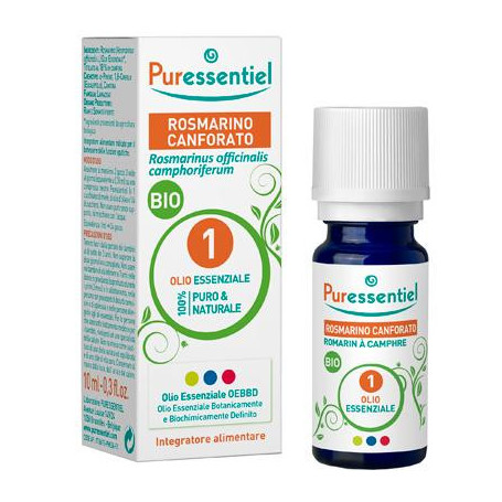 PURESSENTIEL ROSMARINO CANFORA OLIO ESSENZIALE BIO 10 ML
