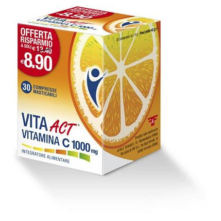 VITA ACT VITAMINA C 1000MG 30 COMPRESSE MASTICABILI