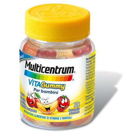 MULTICENTRUM VITAGUMMY 30 CARAMELLE GOMMOSE