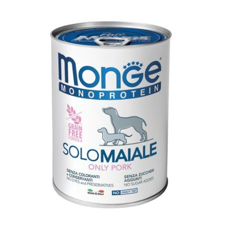 MONGE MONOPROTEICO 100% MAIALE 400 G
