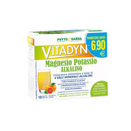 VITADYN MAGNESIO POTASSIO ALKALINO SENZA ZUCCHERO 10 BUSTINE