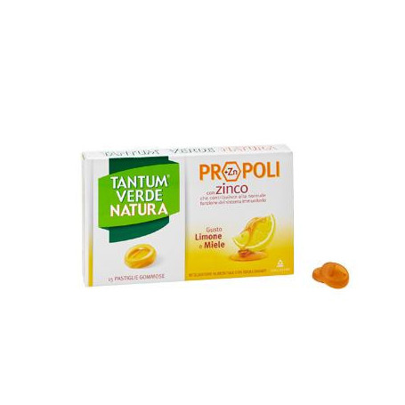 TANTUM VERDE NATURA 15 PASTIGLIE GOMMOSE LIMONE & MIELE